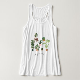 Débardeur Juste Une Chemise Plante De Plus, T-Shirt Plante L