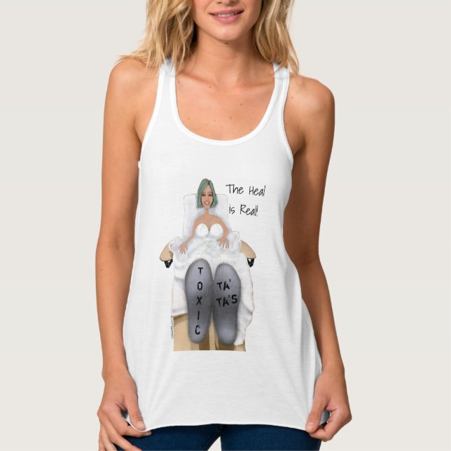 Débardeur La guérison est réelle ! Chemise de sensibilisatio (Devant)
