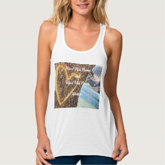 Débardeur Lac Tahoe Blue Water Tree Heart Love
