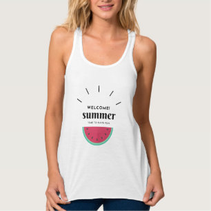 Débardeur L'été est ma saison Watermelon