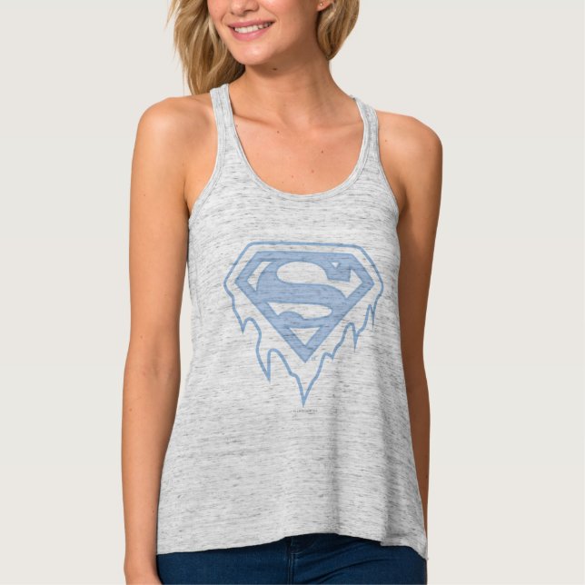 Débardeur Logo bleu supergirl (Devant)