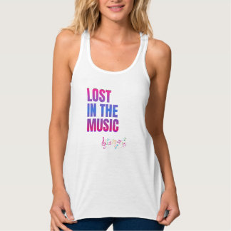 Débardeur Lost in the Music white tanktop women