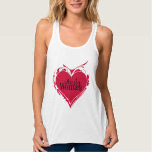 Débardeur NASTY FEMME red art COEUR