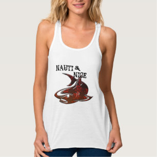 Débardeur nauti & joli requin geek drôle de t-shirt dessin