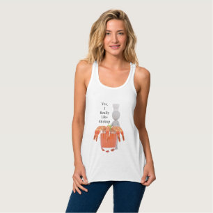 Débardeur Oui, J'Aime Vraiment Les T-Shirt Drôle De Crevette