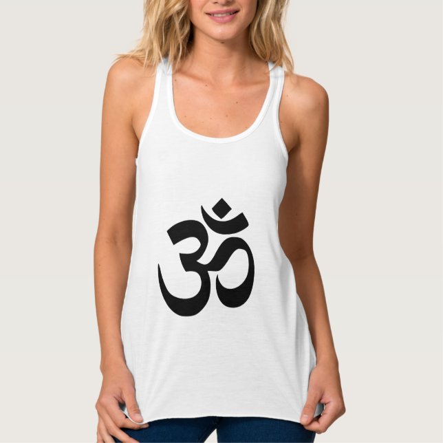 Débardeur Paix de ॐ de symbole de l'OM Namah Shivaya Aum (Devant)