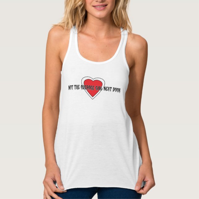 Débardeur Pinces de Passion Slim Fit Tank "Pas moyen" (Devant)