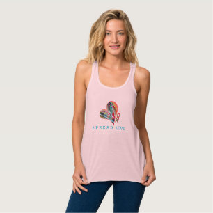 Débardeur Portez le tank Wear Your Love avec mantra - Répand