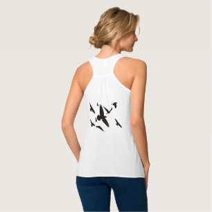 Débardeur Ravens d'inspiration gothique