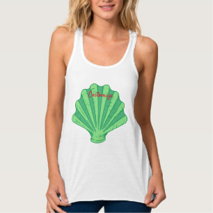 Débardeur Sage Green Scallop Shell Thunder_Cove 