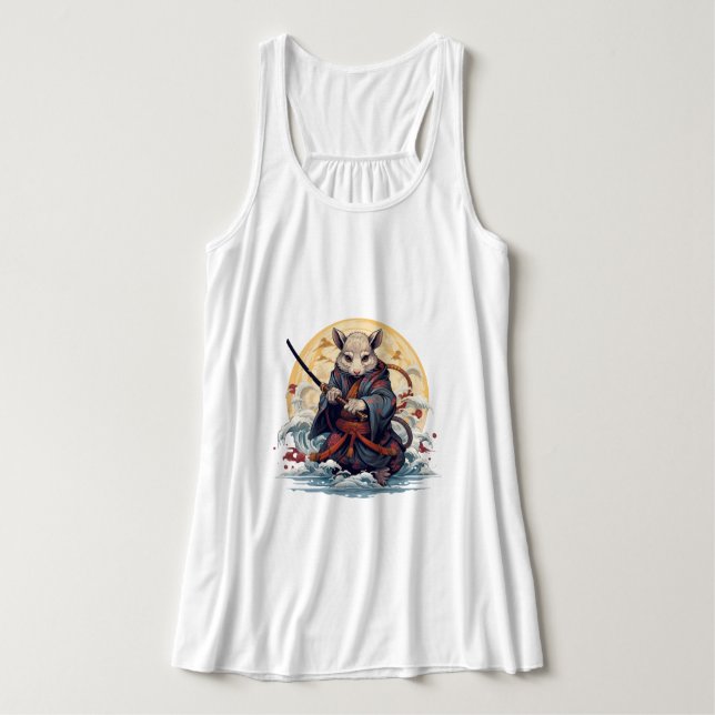 Débardeur Samurai Rat Women's Tank Tops (Design devant)