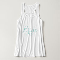 Script de fantaisie bleu clair "Mariée"