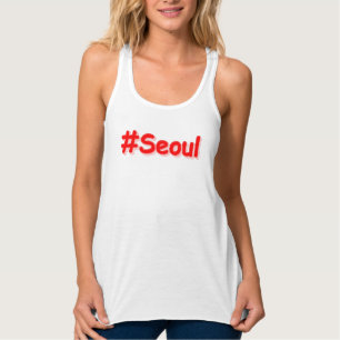 Débardeur "#Séoul" Joli Design. Acheter maintenant