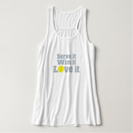 Débardeur Servez-le, gagnez-le, aimez-le T-shirt de sports