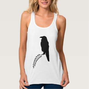 Débardeur Silhouette noire corbeau noir