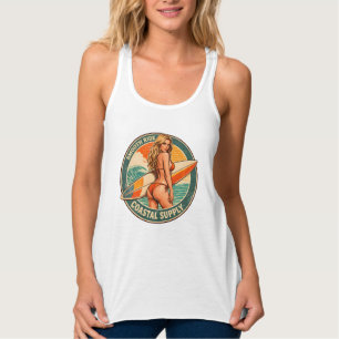 Débardeur Smooth Ride Coastal Supply Graphisme Pin-up Surf
