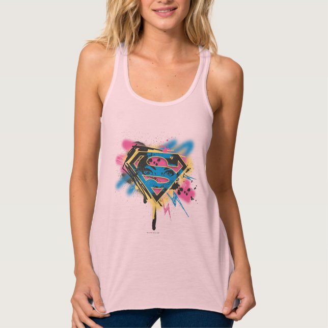 Débardeur Supergirl Paint and Spills (Devant)