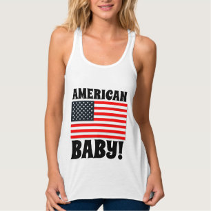 Débardeur T-shirt 4 JUILLET PATRIOTIQUE