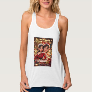 Débardeur T-shirt à trois mélanges pour femmes Bella+Canvas