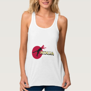 Débardeur T-shirt chat Ninja