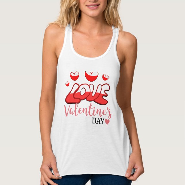 Débardeur T-shirt de la Saint Valentin (Devant)