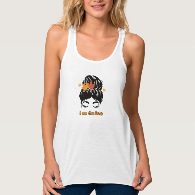 Débardeur T-Shirt Je suis la meilleure (Devant)