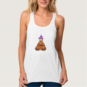 Débardeur T-shirt premium Halloween Paresseux