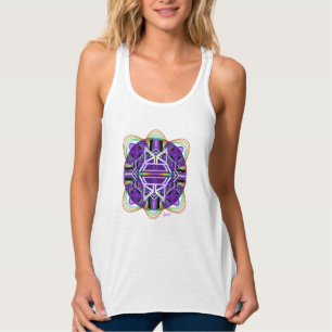 Débardeur T-shirt violet W3