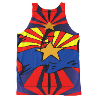 Débardeur Tout-imprimé Drapeau de l'Arizona