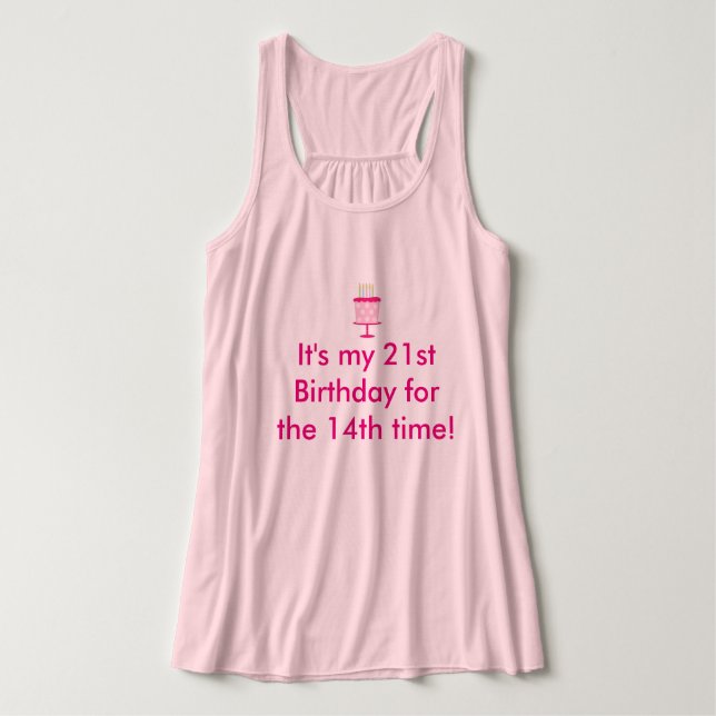 Débardeur trente-cinquième Chemise d'anniversaire (Design devant)