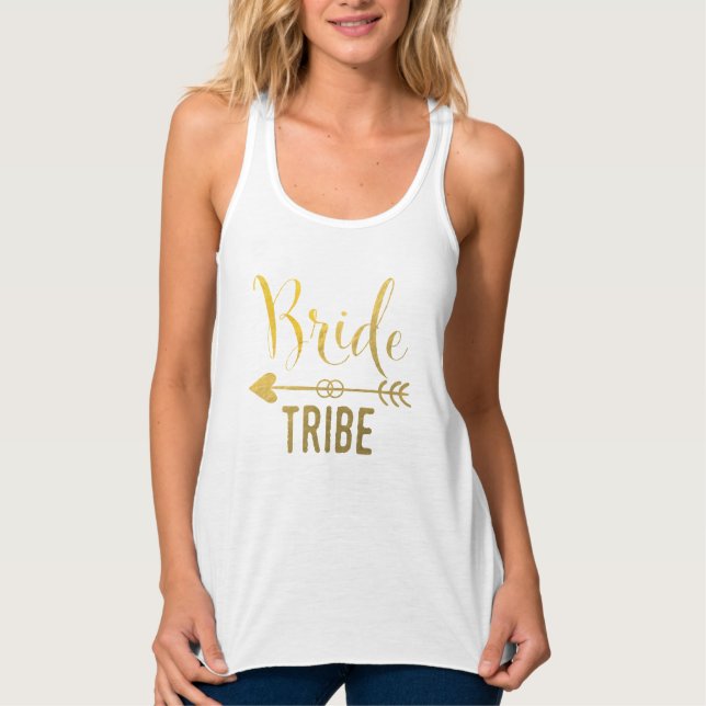 Débardeur TRIBU de JEUNE MARIÉE de série de tribu de jeune (Devant)
