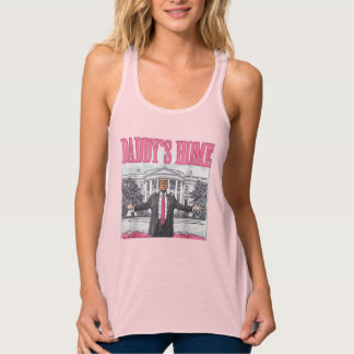 Débardeur Trump 2024 Election Daddy's Home Pink