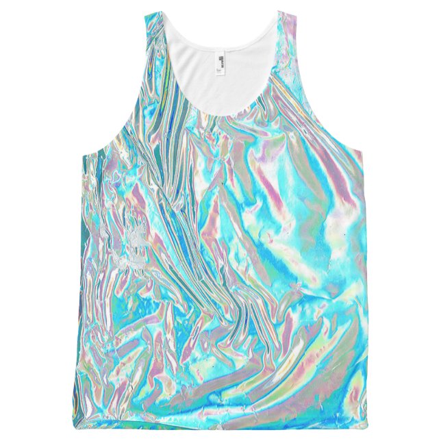 Débardeur unisexe iridescent (Devant)