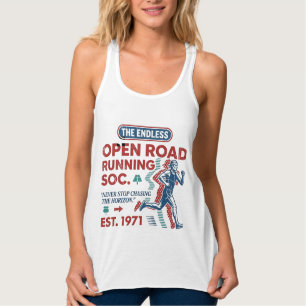 Débardeur Vintage Open Road Running Club Rétro Runner Tee