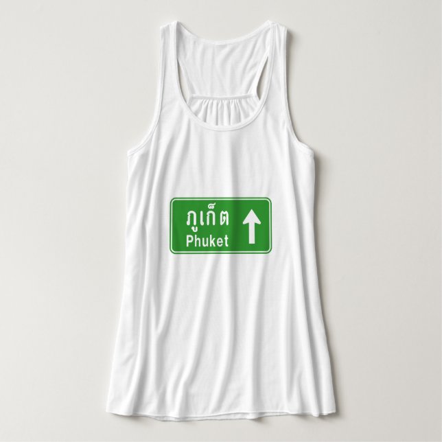 Débardeur Voyage à Phuket ⚠ véhicule routier thaïlandais ⚠ (Design devant)