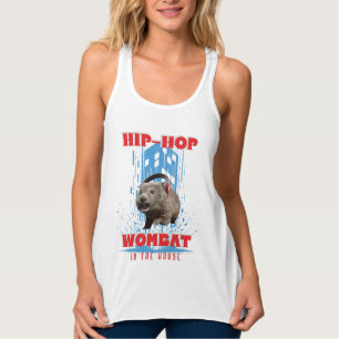 Débardeur Wombat Hip Hop Musique Drôle Animal