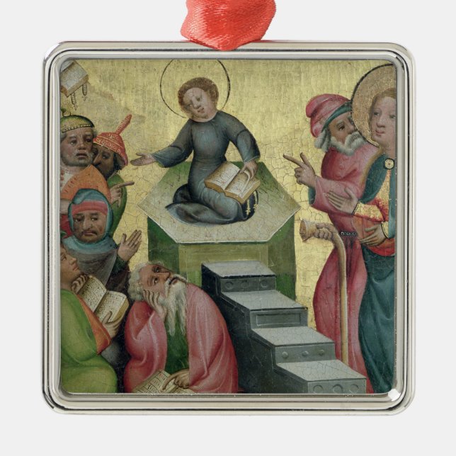 Debatte mit den Doktoren, 1400/10 Ornament Aus Metall (Vorne)