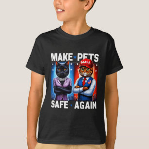 Debatte über die Katze von Hunden macht die Tiere T-Shirt