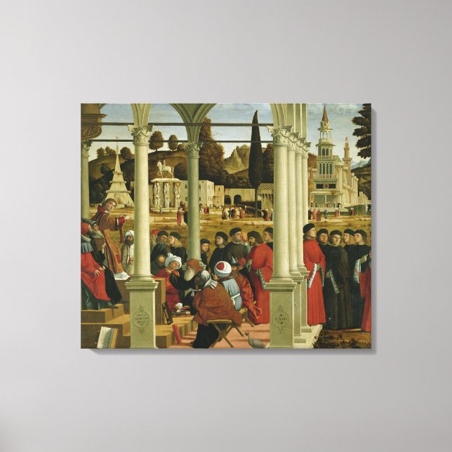 Debatte von St. Stephen Leinwanddruck (Vorderseite)