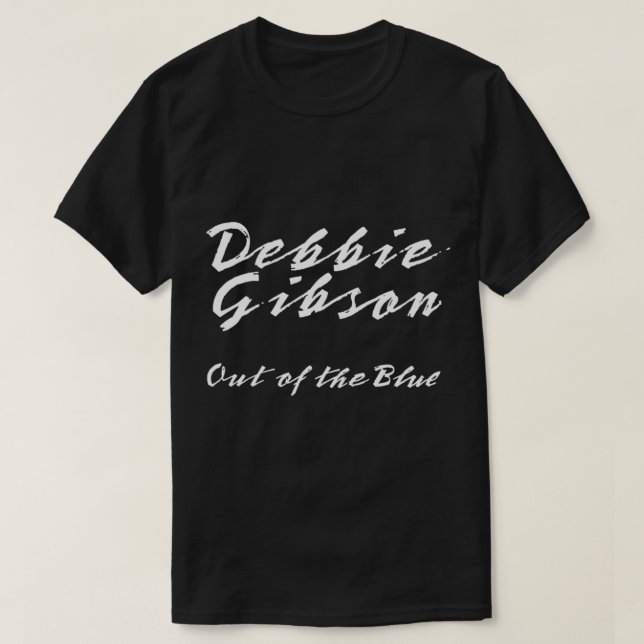 Debbie Gibson aus dem blauen 80er gestylte Ästheti T-Shirt (Design vorne)