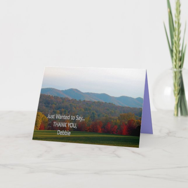 Debbie's Dankeskarte (Vorderseite)