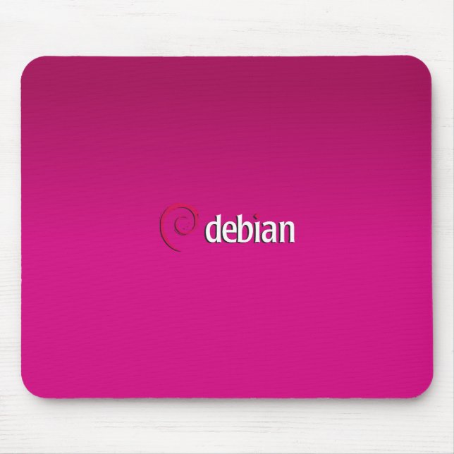 Debian Linux Mousepad (Vorne)