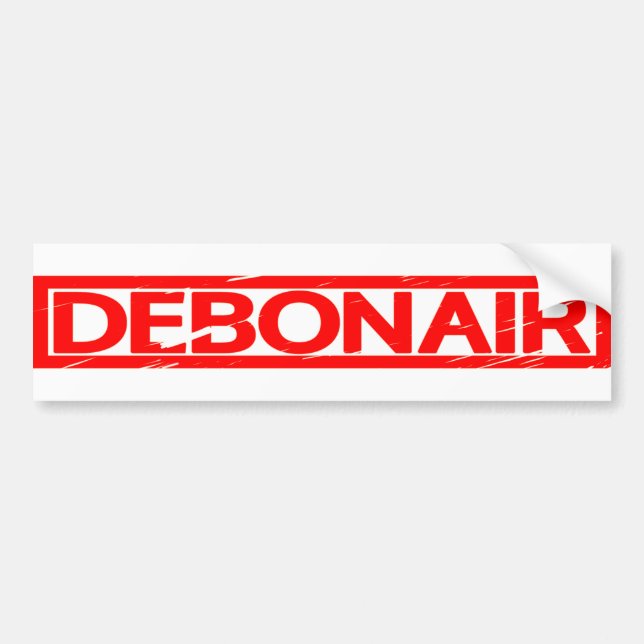 Debonair-Briefmarke Autoaufkleber (Vorne)