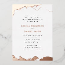 Debonair Hochzeit in Rose Gold getaucht