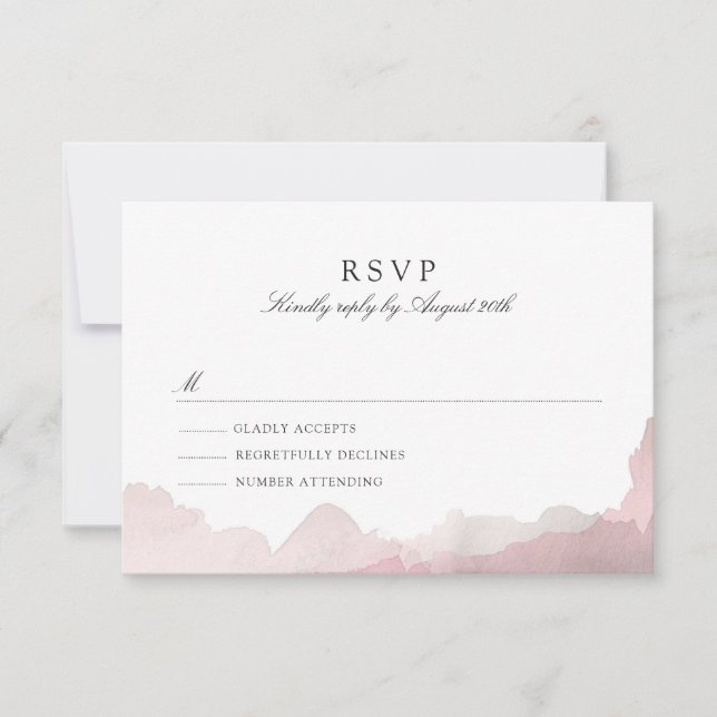 Debonair Roush UAWG RSVP Karte (Vorderseite)