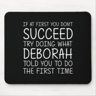 Deborah Geschenkname Personalisiert Geburtstag Fun Mousepad