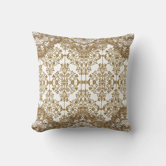 Deborah Layne Viktorianisches Throw-Kissen Kissen (Vorderseite)