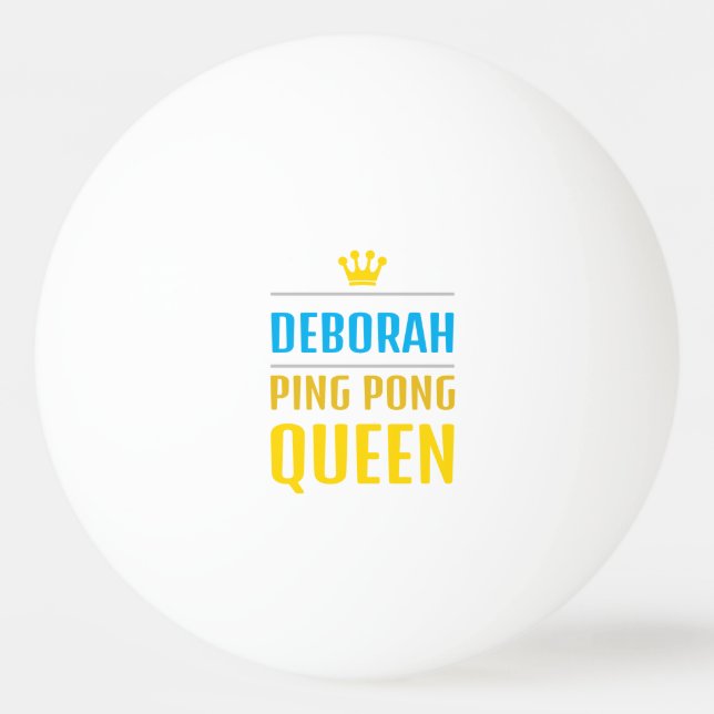 Deborah Tischtennisball (Vorderseite)