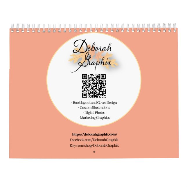 DeborahGraphix 2025 Kalender (Rückseite)