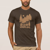 Débranchez - le T-shirt de forêt de Bluegrass